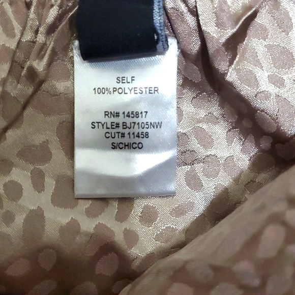 Windsor Classy Chic Off The Shoulder Leopard Romper Sz S NWT - Picture 5 of 6